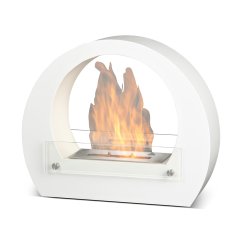 Напольный биокамин Arc BioFire, белый