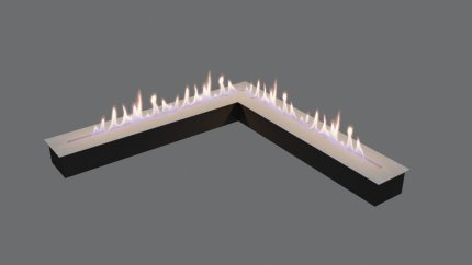 Топливный блок угловой Firezo Bruciatore angolo, стандарт