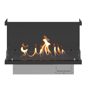 Автоматический фронтальный биокамин SteelHeat PREMIUM 900
