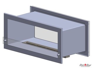 10075С Биокамин сквозной на заказ
