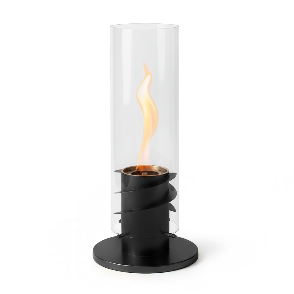 Настольный биокамин Свеча, черный