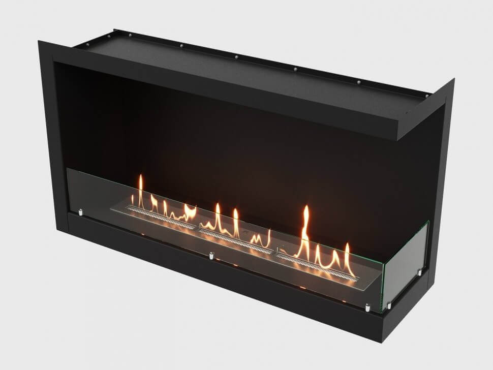 Встроенный биокамин Lux Fire Угловой 1155 М (правый угол)
