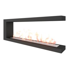 Биокамин торцевой SteelHeat LONG 1300