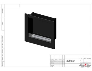 1162A Биокамин встраиваемый на заказ