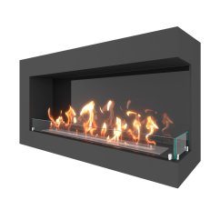 Биокамин угловой SteelHeat GRAND 600 правый