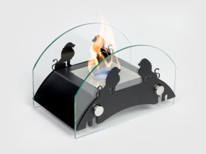 Биокамин Lux Fire Царский мост S черный