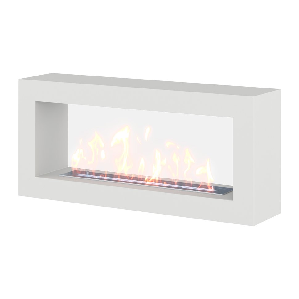 Биокамин SteelHeat FRAME ONE 1000 белый Биокамин SteelHeat FRAME ONE 1000 белый