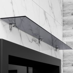 Стеклянная полка для биокамина Gray  1200