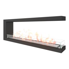 Биокамин торцевой SteelHeat LONG 1400