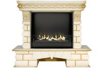 Биокамин в портале Firezo Pierre luxe Lord Слоновая кость, стандарт