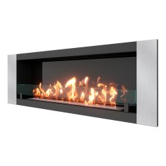 Биокамин встраиваемый SteelHeat LONG-V 1500