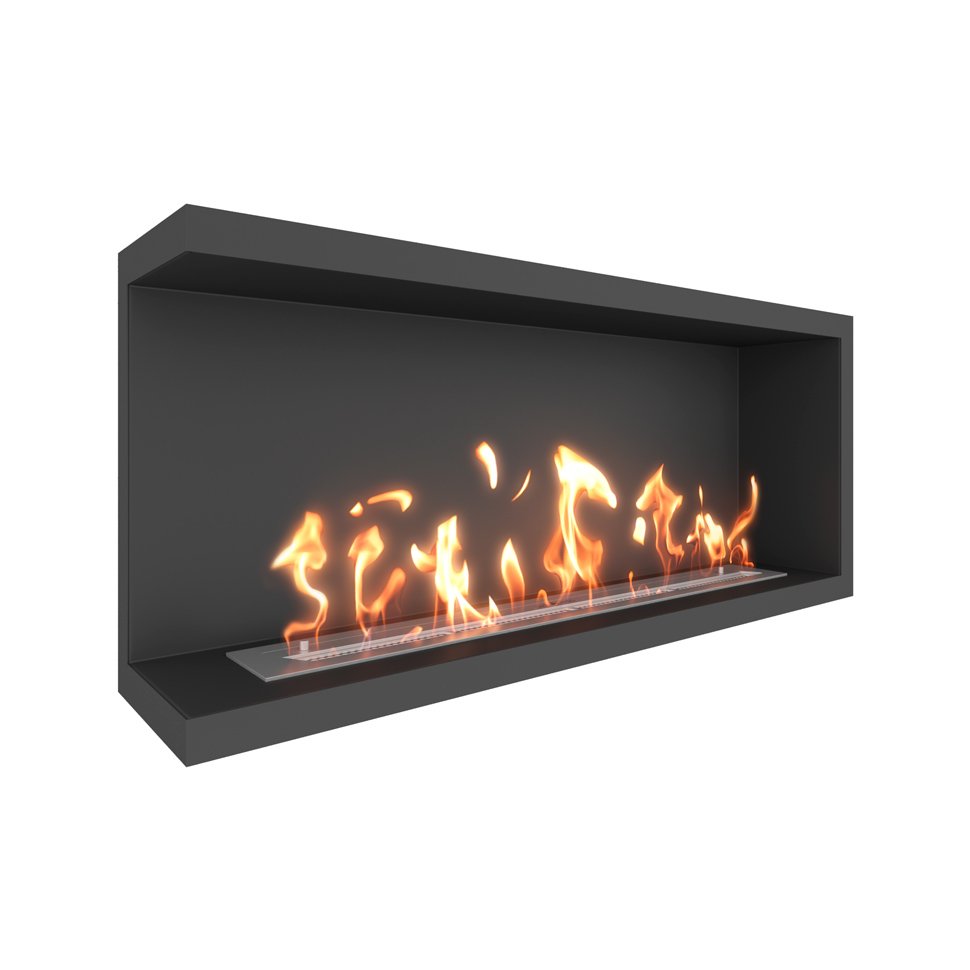 Биокамин угловой SteelHeat Leader 1200 левый